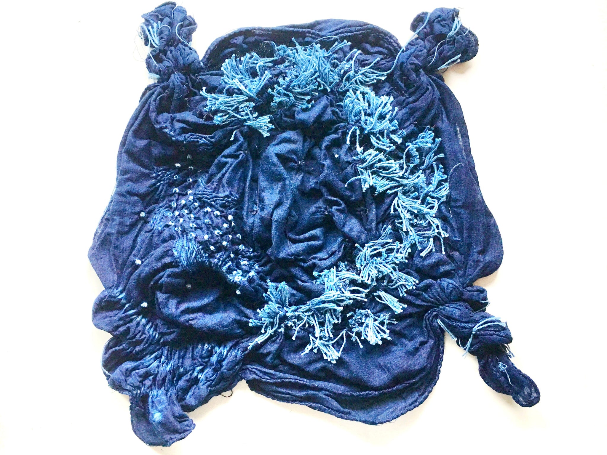 CARP STOLE - bandhani tie and dye