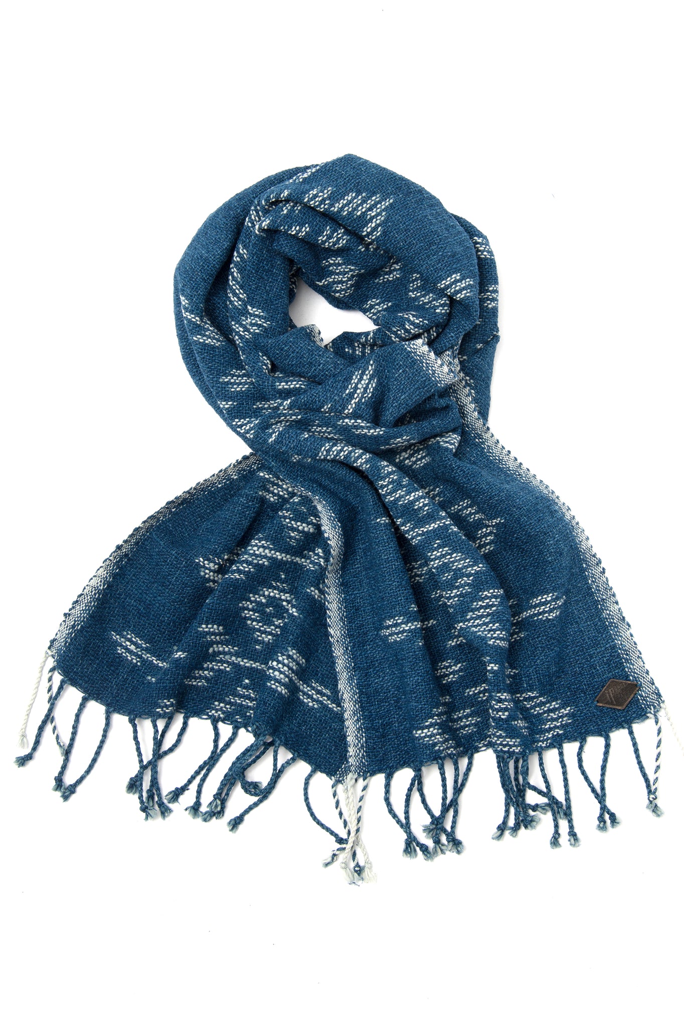 TRACK SCARF - hand loomed ikat