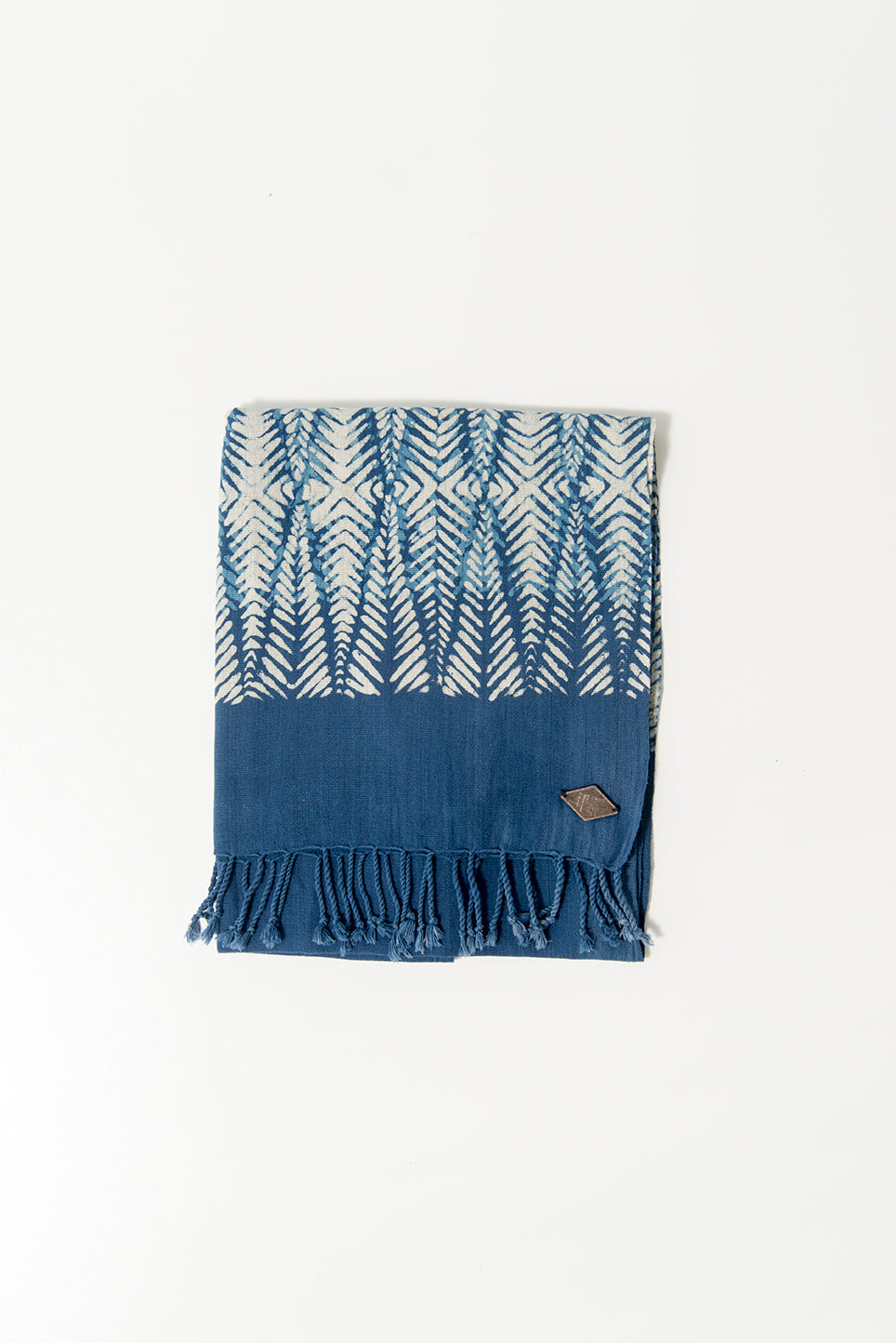 FEZA SCARF - mud resist block print