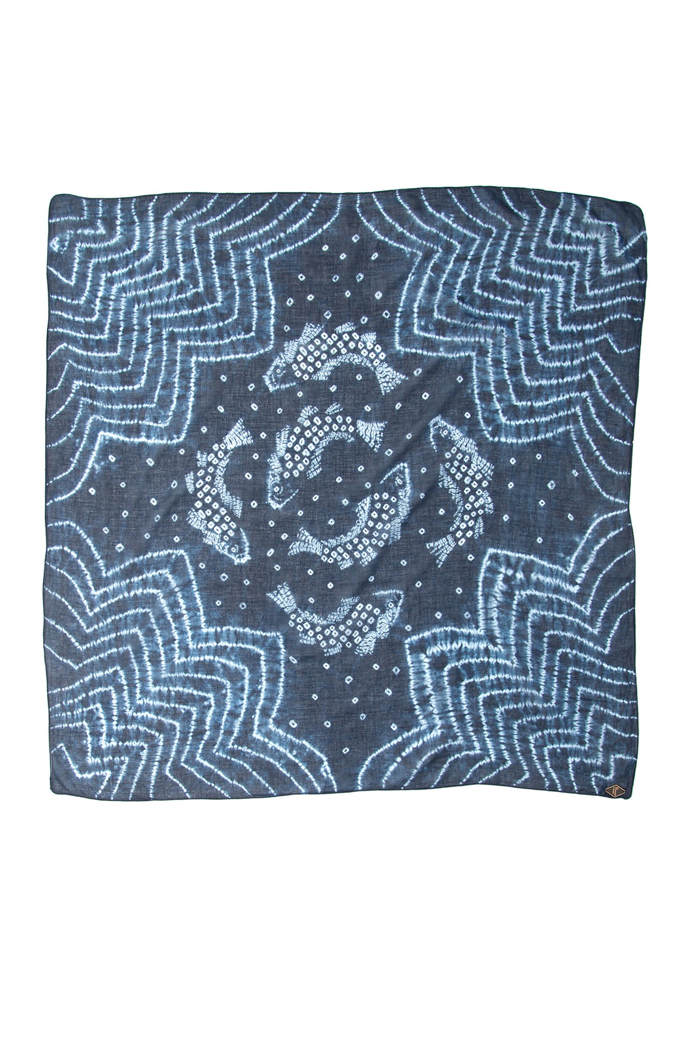 Carp Scarf - Bandhani Tie and Dye