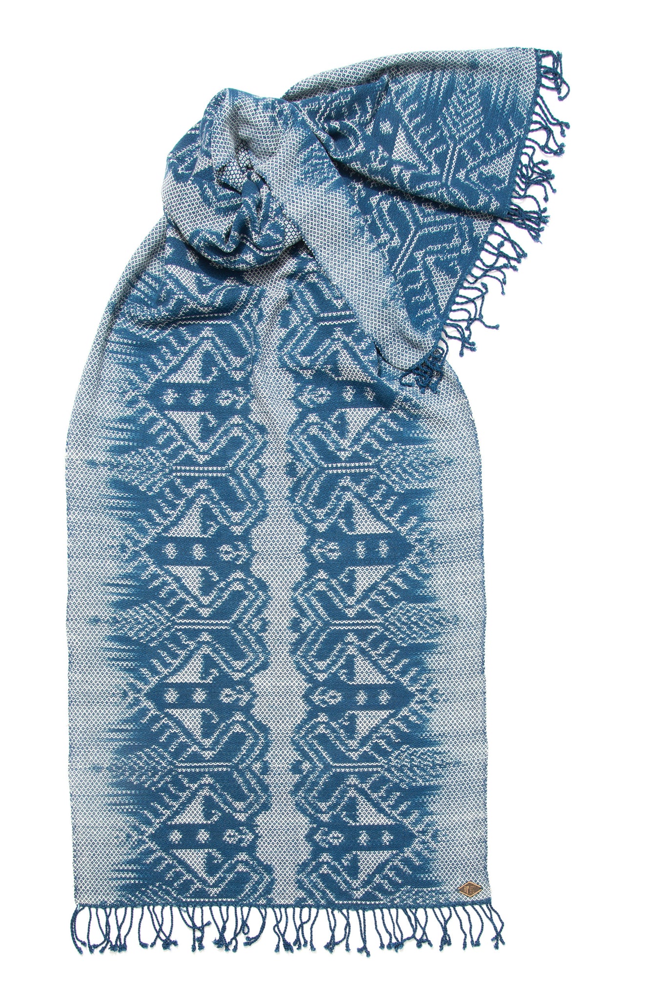 Crown Scarf - Ikat Weave