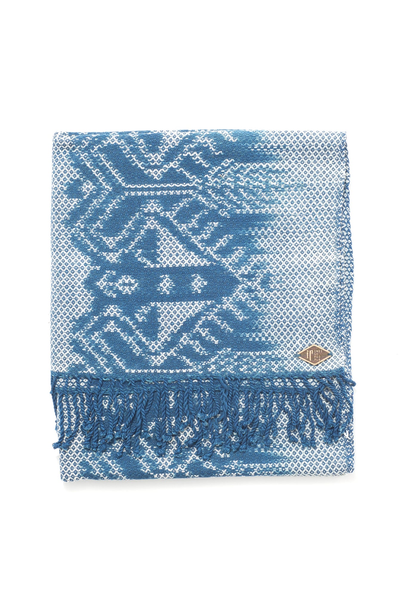 CROWN SCARF - hand loomed ikat