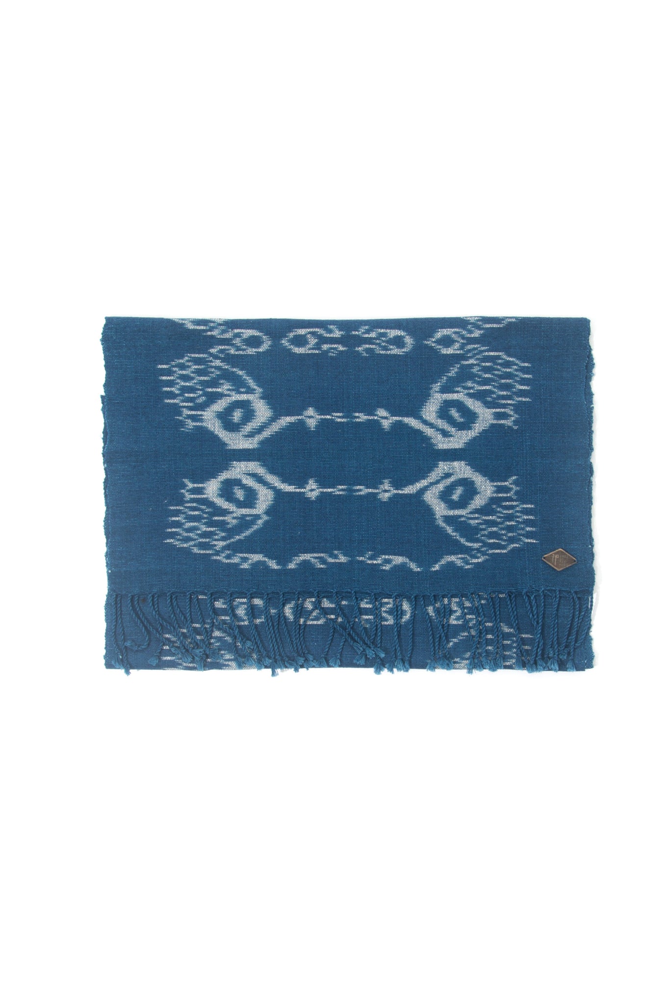 Peacock Scarf - Ikat Weave