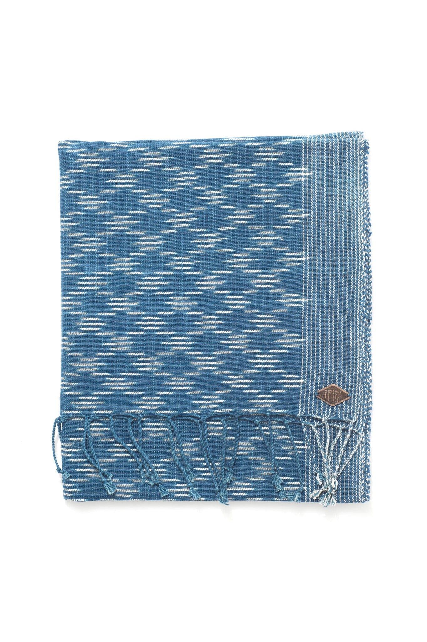 TANGLE SCARF - hand loomed ikat