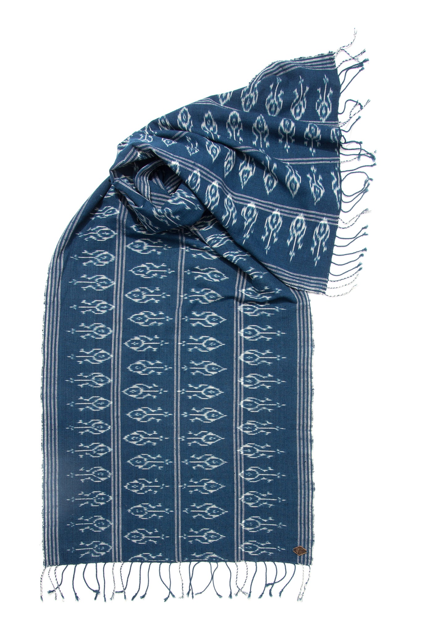Tulip Scarf - Ikat Weave