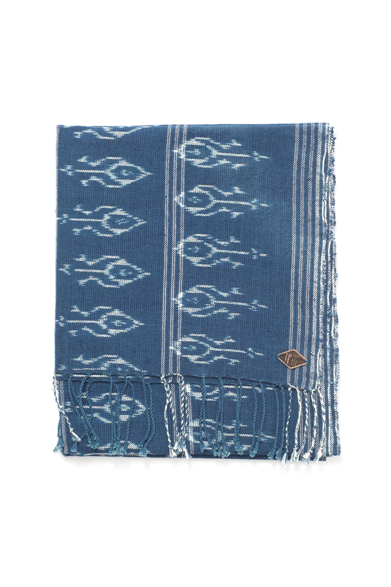 TULIP SCARF - hand loomed ikat