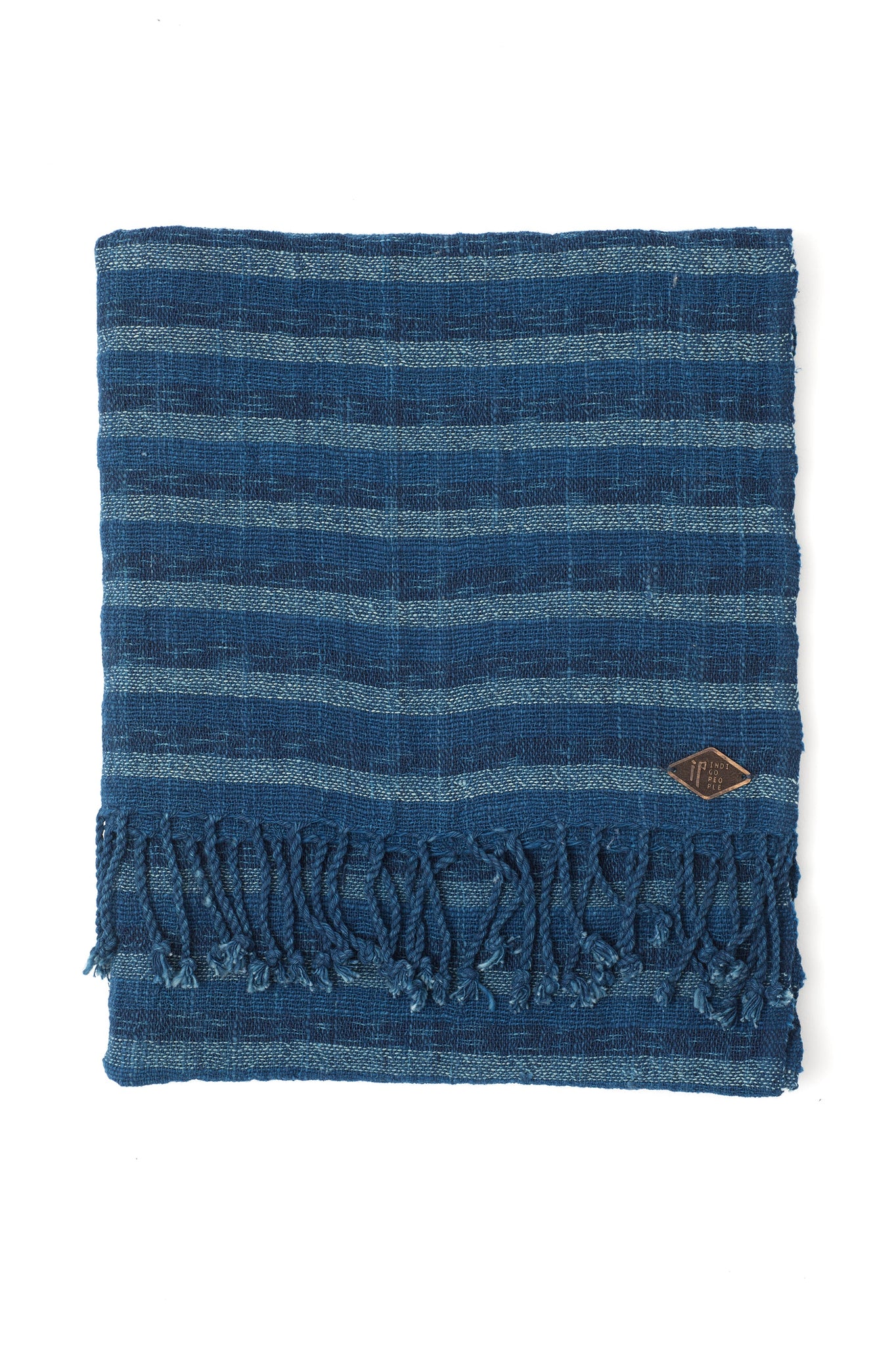 CREEK SCARF - hand loomed stripes