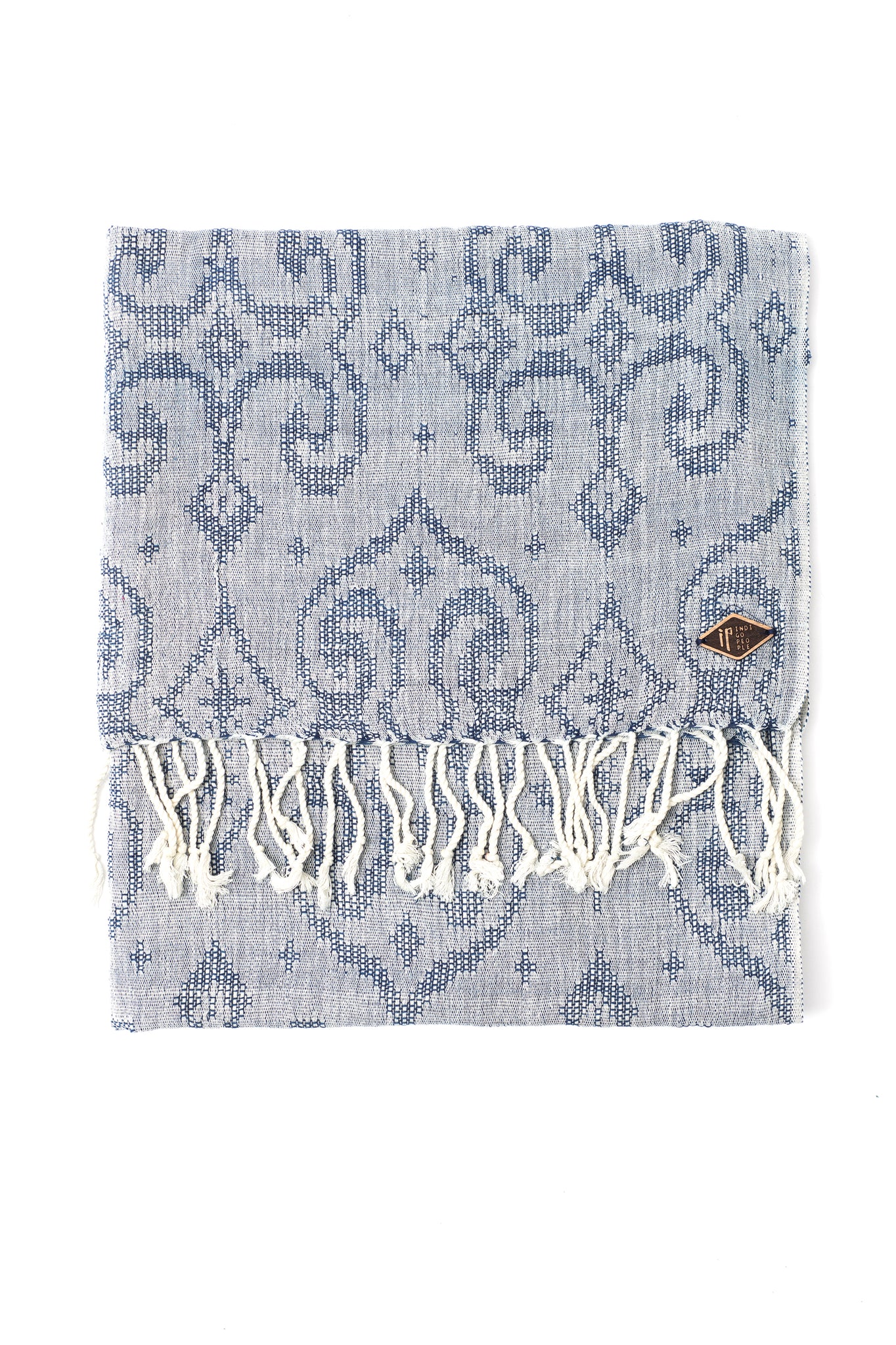 FENCE SCARF - hand loomed jacquard