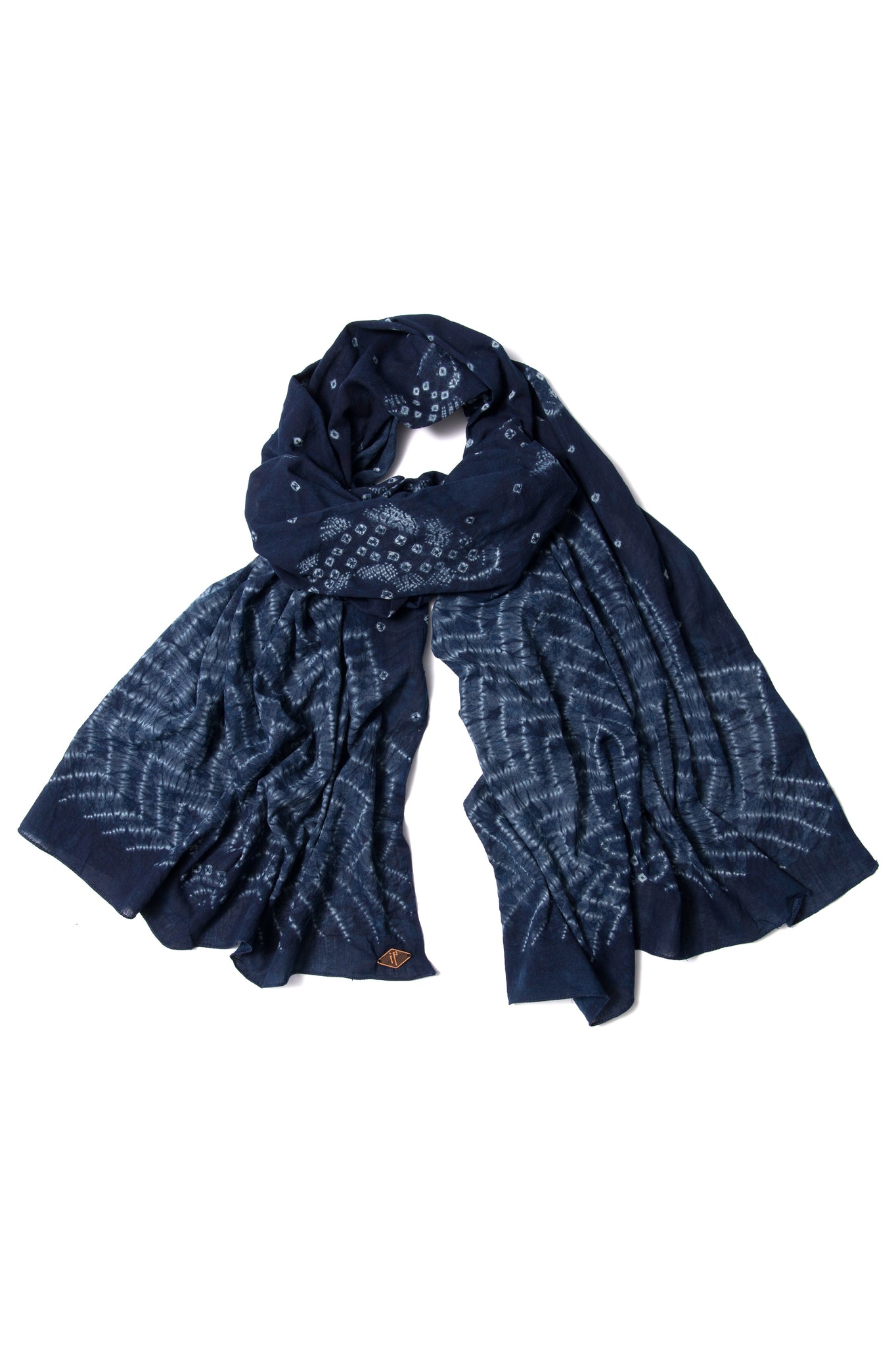 Carp Stole - Bandhani Tie and Dye