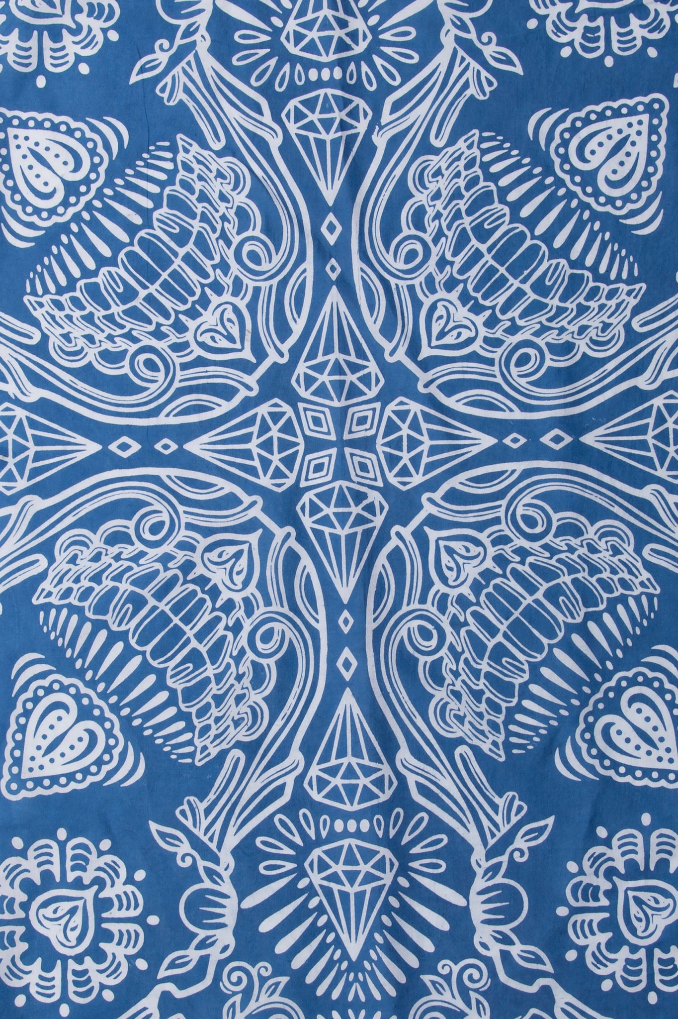 SKULL BANDANA - batik screen print