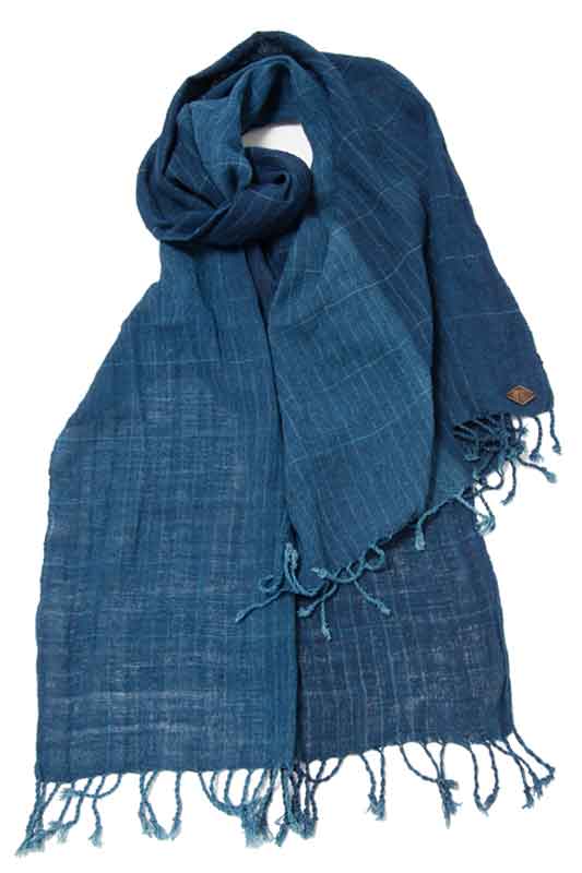 KUSHIRO SCARF - hand loomed checks