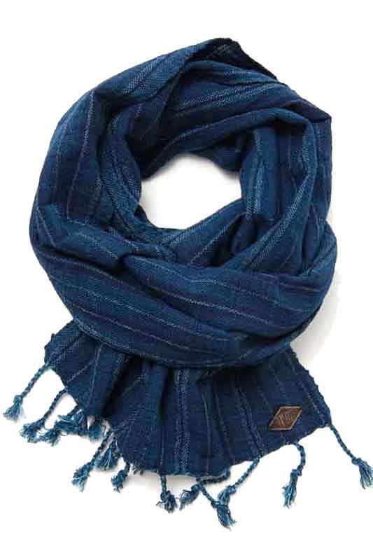 MAKOTO SCARF - hand loomed stripes