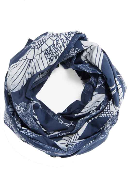 TORI SCARF - batik screen print